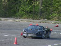 West Philly Hybrid Attacking the Autocross